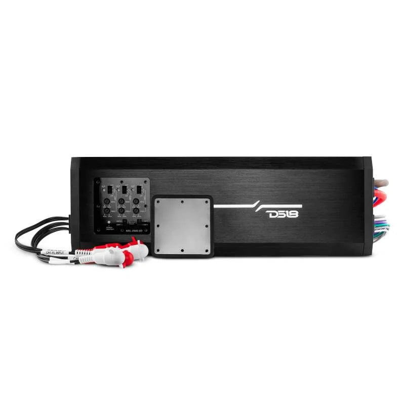 DS18 6-Channel Class-D Amp Full-Range 6 x 150 Watts RMS at4 ohm IP67 Waterproof Rating - Back View