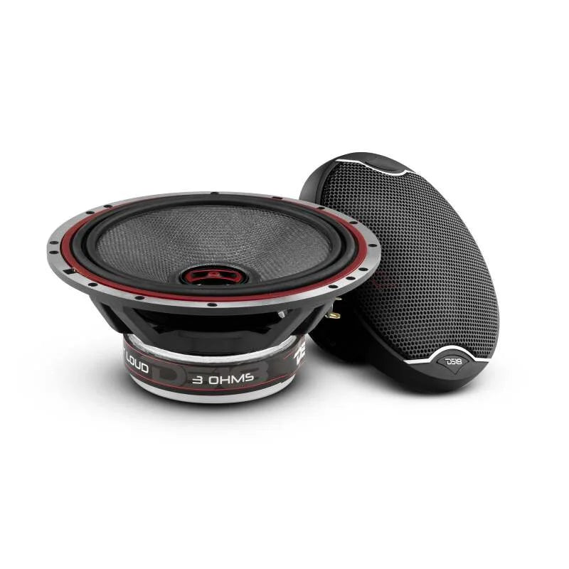 DS18 6.5in 120 Watts RMS 3 ohm 2-Way Coaxial Speakers And Component System w/ Fiberglass Cone - Installation View