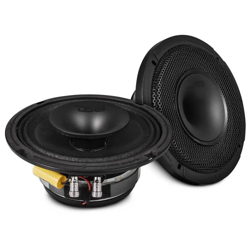 DS18 6.5in 150 Watts RMS 8 ohm Mid-Range Loudspeaker Shallow Grill Included - Back View