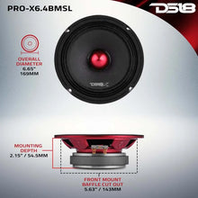 Load image into Gallery viewer, DS18 6.5in 200 Watts RMS 4 ohm Mid-Range Bullet Loudspeaker Shallow - Installation View