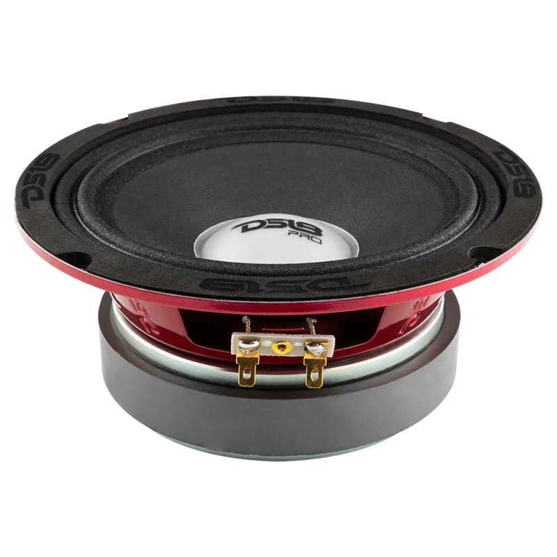 DS18 6.5in 250 Watts RMS 4 ohm Mid-Range Loudspeaker w/ RGB Dust Cap - Back View