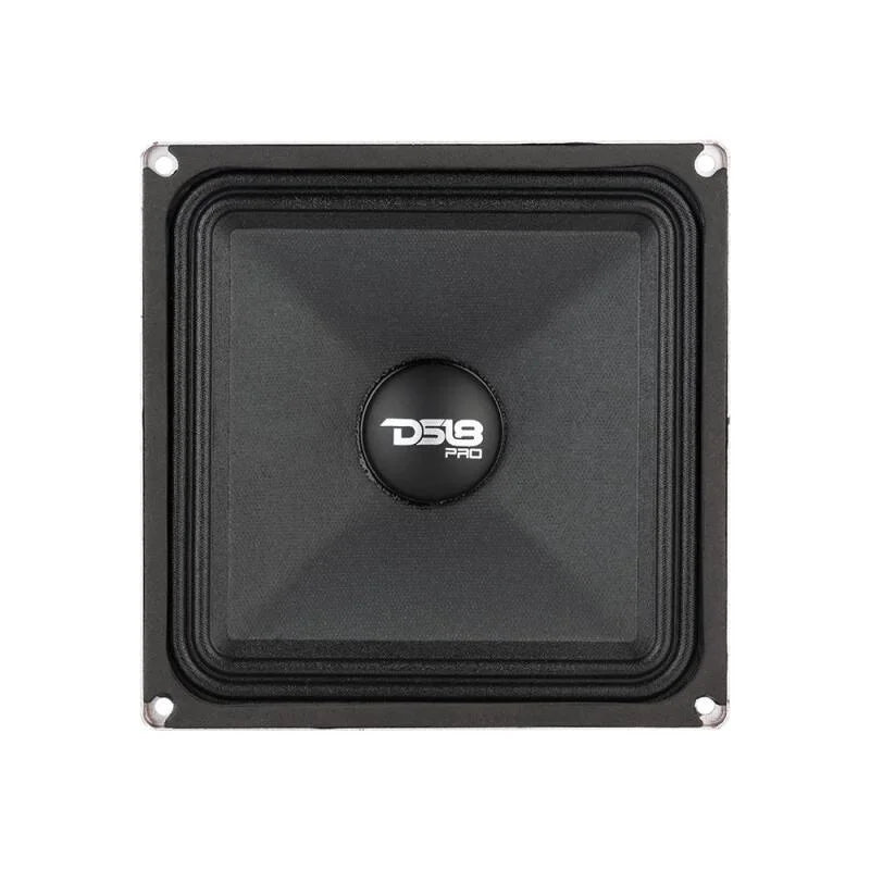 DS18 6.5in 250 Watts RMS 4 ohm Square Mid-Range Loudspeaker - Back View