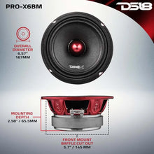 Load image into Gallery viewer, DS18 6.5in 250 Watts RMS 8 ohm Mid-Range Loudspeaker Bullet Loudspeaker - Additional View 6