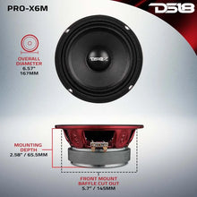Load image into Gallery viewer, DS18 6.5in 250 Watts RMS 8 ohm Mid-Range Loudspeaker - Additional View 6