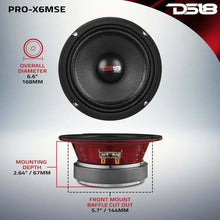 Load image into Gallery viewer, DS18 6.5in 250 Watts RMS 8 ohm Mid-Range Loudspeaker Sealed Back - Additional View 7