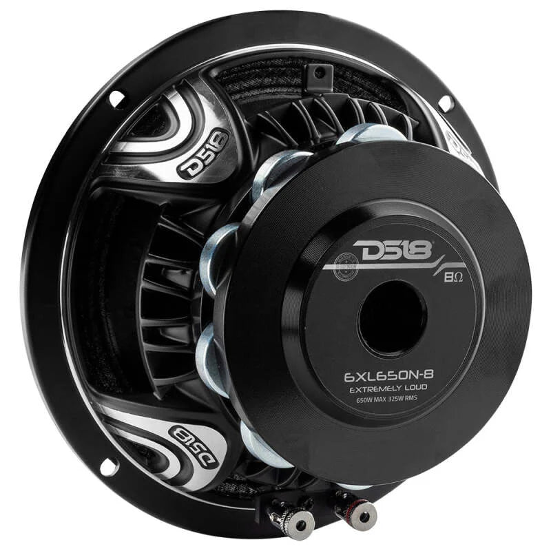 DS18 6.5in 325 Watts RMS 8 ohm Neodymium Mid-Range Loudspeakers - Side View
