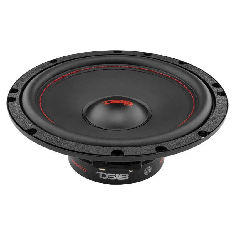 DS18 6.5in 50 Watts RMS 4 ohm 2-Way Component Speaker System Universal Fit - Side View