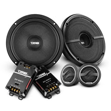 Load image into Gallery viewer, DS18 6.5in 80 Watts RMS 4 ohm 2-Way Component Speaker w/ Kevlar Cones - Back View