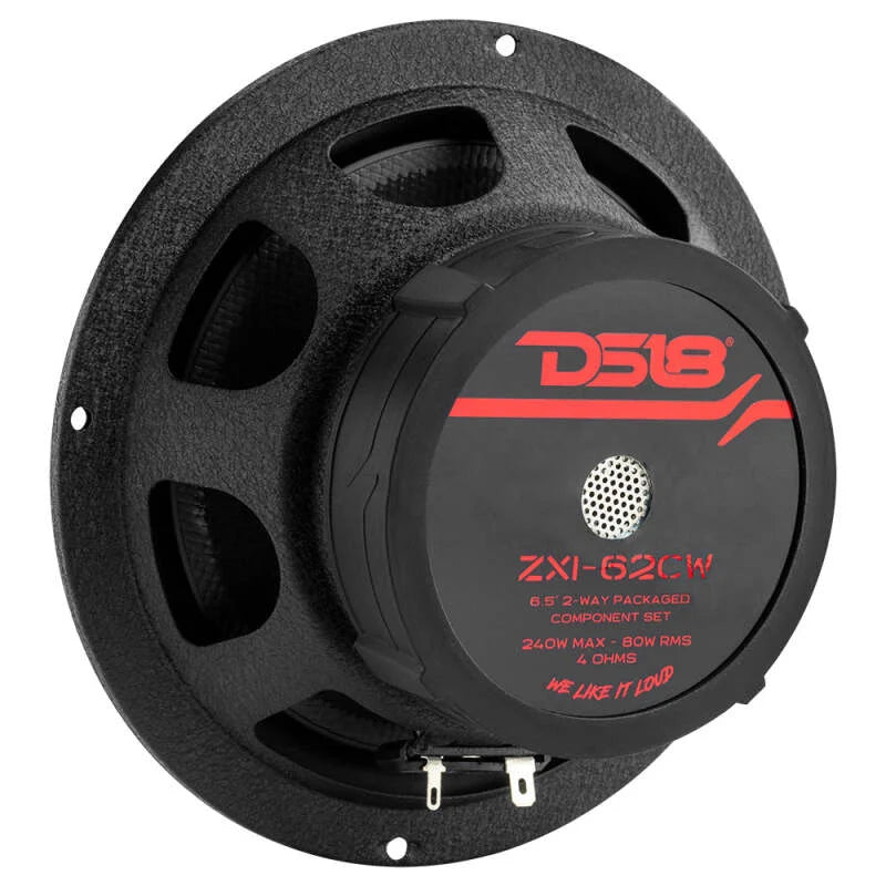 DS18 6.5in 80 Watts RMS 4 ohm 2-Way Component Speaker w/ Kevlar Cones - Additional View 6