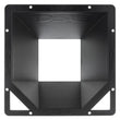 Load image into Gallery viewer, DS18 6.5in Bolt On Square Loudspeaker Horn Diffuser - Back View