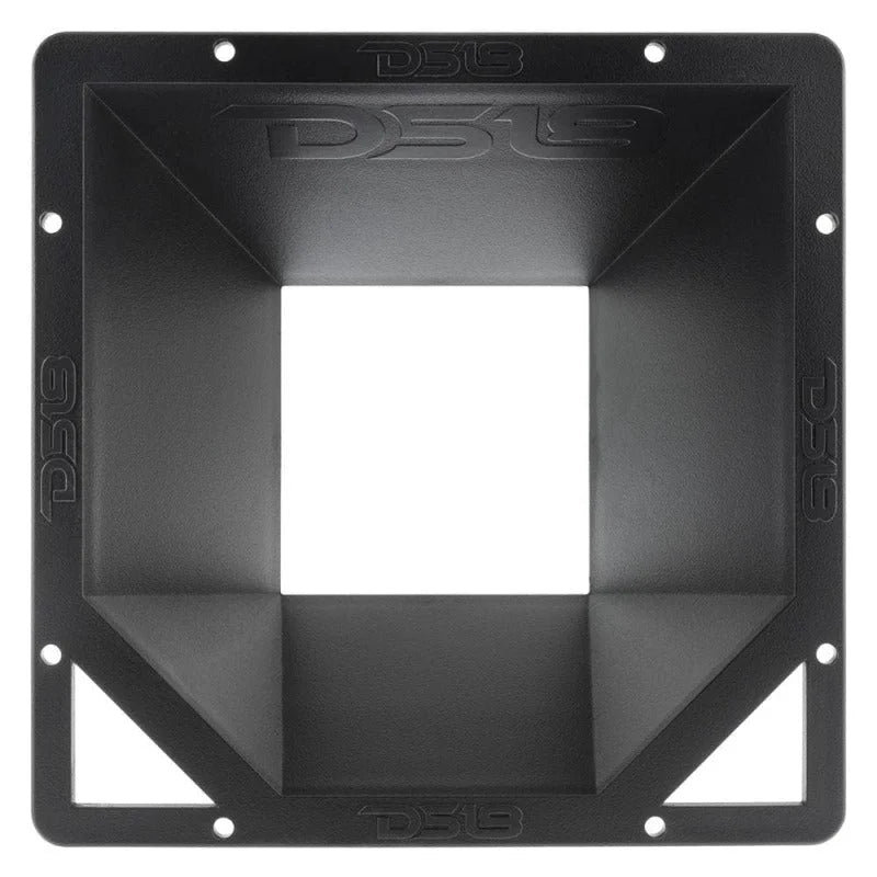 DS18 6.5in Bolt On Square Loudspeaker Horn Diffuser - Back View