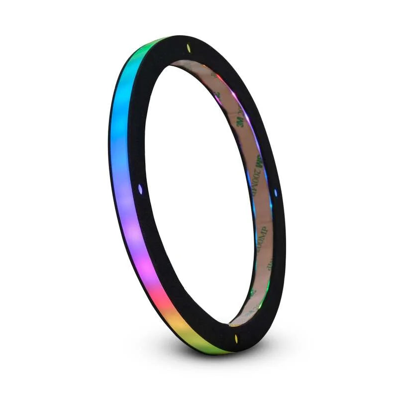 DS18 6.5in Digital LED Speaker Ring w/ Digital LED lights 1/2in Spacer Depth - Additional View 6