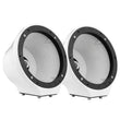 Load image into Gallery viewer, DS18 6.5in Marine And Powersports Universal Flat Mount Speaker Pod RGB LED Lights- Carbon Fiber