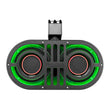 Load image into Gallery viewer, DS18 6.5in Rollcage Soundbar Loaded Built In RGB LED Lights 450 Watts RMS 2x PRO-HY6.4B Included - Side View