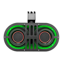 Load image into Gallery viewer, DS18 6.5in Rollcage Soundbar Loaded Built In RGB LED Lights 450 Watts RMS 2x PRO-HY6.4B Included - Side View