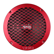 Load image into Gallery viewer, DS18 6.5in Speaker Grill Shallow- Red - Side View