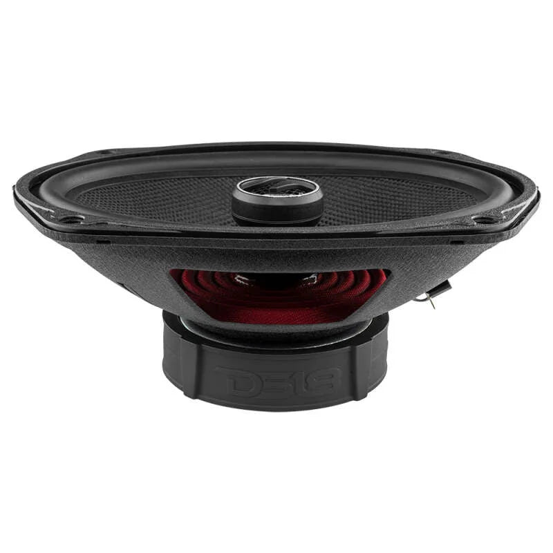 DS18 6x9in 120 Watts RMS 4 ohm 2-Way Coaxial Speaker w/ Kevlar Cones - Side View