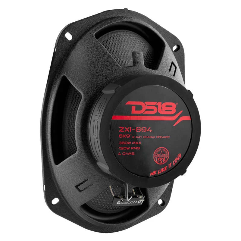 DS18 6x9in 120 Watts RMS 4 ohm 2-Way Coaxial Speaker w/ Kevlar Cones - Additional View 6