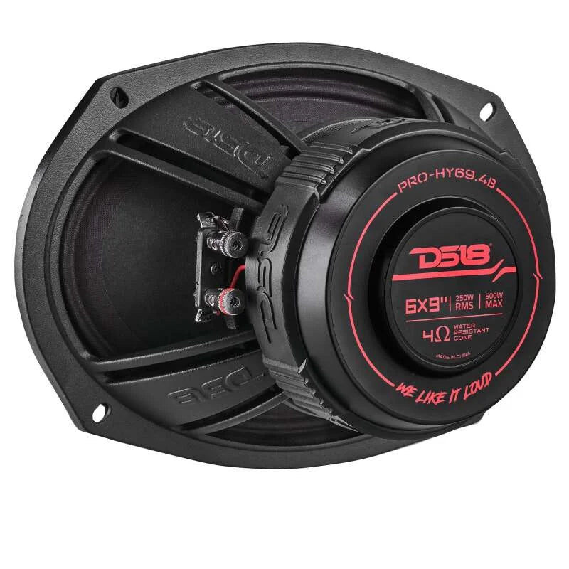 DS18 6x9in 250 Watts RMS 4 ohm Mid-Range Loudspeaker w/ Water Resistant Cone - Additional View 5