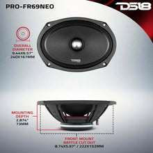 Load image into Gallery viewer, DS18 6x9in 250 Watts RMS 4 ohm Neodymium Full Range Loudspeaker - Main Product View