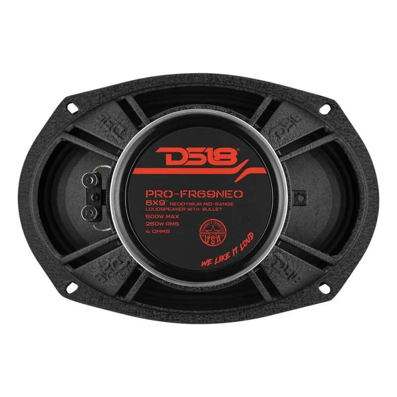 DS18 6x9in 250 Watts RMS 4 ohm Neodymium Full Range Loudspeaker - Additional View 5