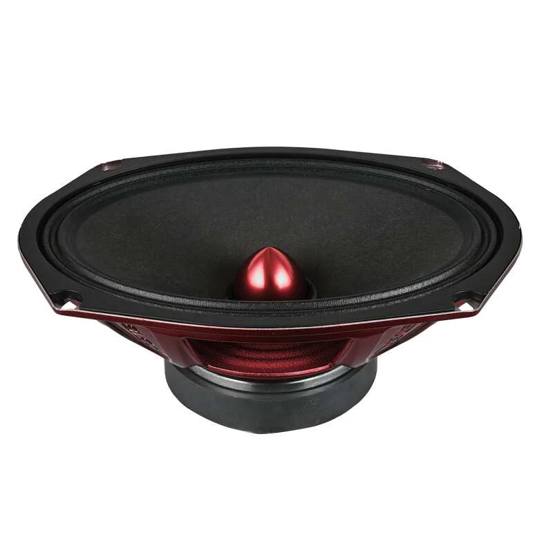 DS18 6x9in 275 Watts RMS 4 ohm Mid-Range Loudspeaker Bullet Loudspeaker Grill Included - Side View