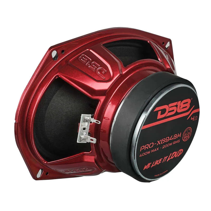 DS18 6x9in 275 Watts RMS 4 ohm Mid-Range Loudspeaker Bullet Loudspeaker Grill Included - Installation View