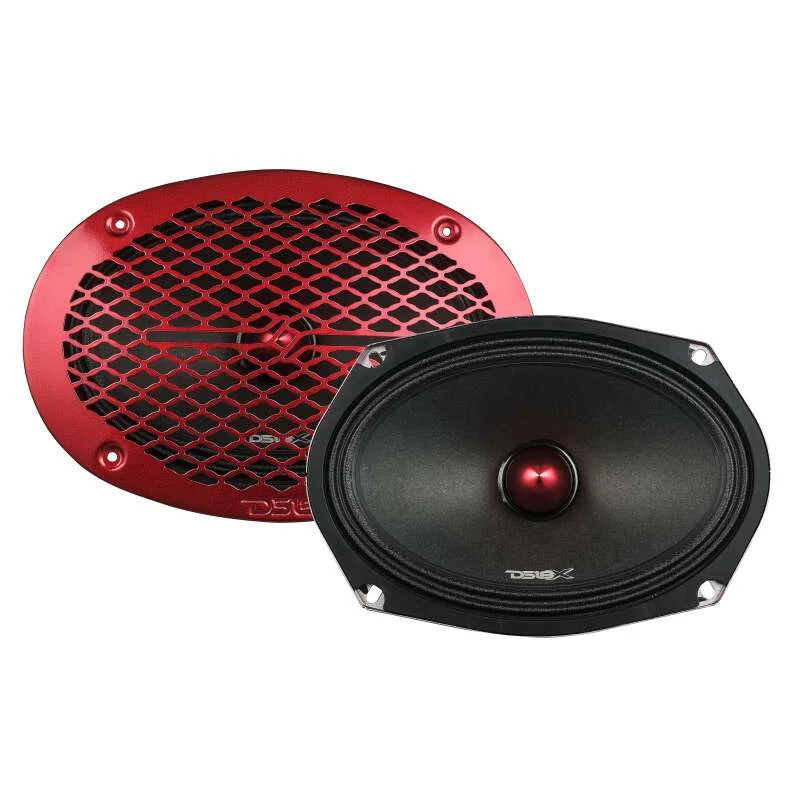 DS18 6x9in 275 Watts RMS 4 ohm Mid-Range Loudspeaker Bullet Loudspeaker Grill Included - Additional View 5