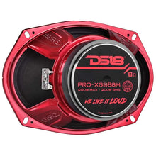 Load image into Gallery viewer, DS18 6x9in 275 Watts RMS 8 ohm Mid-Range Loudspeaker Bullet Loudspeaker Grill Included - Side View