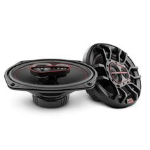 Load image into Gallery viewer, DS18 6x9in 60 Watts RMS 4 ohm 3-Way Coaxial Speaker System Universal Fit - Main Product View