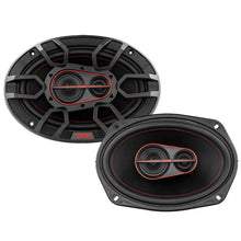 Load image into Gallery viewer, DS18 6x9in 60 Watts RMS 4 ohm 3-Way Coaxial Speaker System Universal Fit - Side View