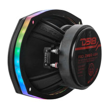 Load image into Gallery viewer, DS18 6x9in Digital LED Speaker Ring w/ Digital LED lights 1/2in Spacer Depth - Installation View