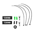 Load image into Gallery viewer, DS18 8-GA Amplifier Install Kit Advance- Green - Installation View