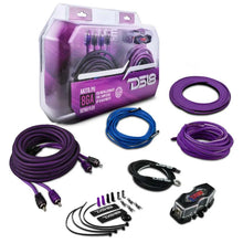 Load image into Gallery viewer, DS18 8-GA Amplifier Install Kit Advance- Purple - Main Product View