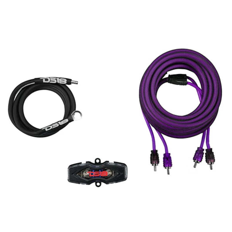DS18 8-GA Amplifier Install Kit Advance- Purple - Additional View 5
