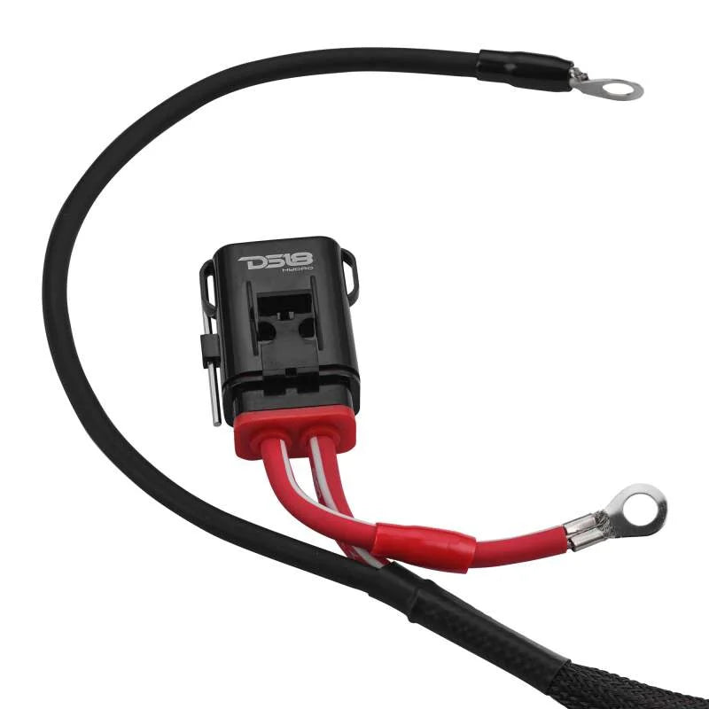 DS18 8-GA Water Resistant Fuse Holder 12 Ft of Power and Ground Wires 4 Door UTV - Main Product View