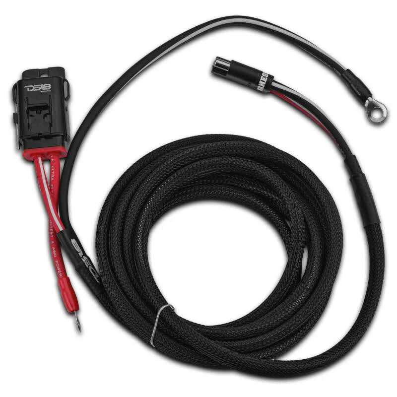 DS18 8-GA Water Resistant Fuse Holder 12 Ft of Power and Ground Wires 4 Door UTV - Side View