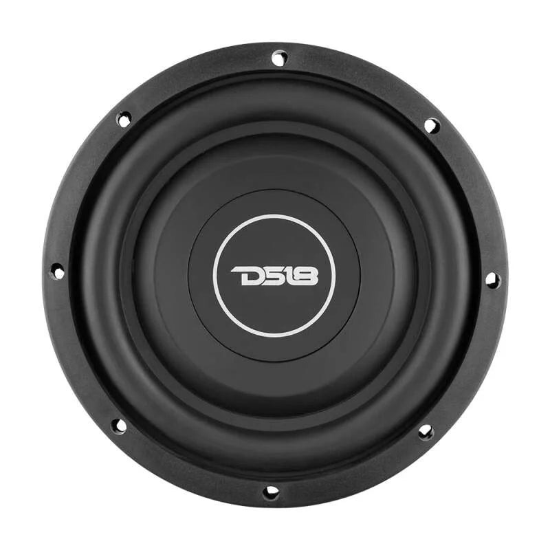 DS18 8in 150 Watts RMS 4 ohm DVC Shallow Mount Subwoofer - Side View