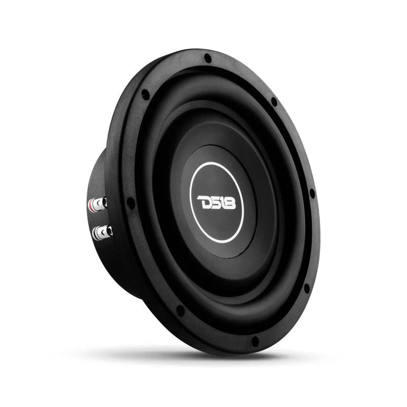 DS18 8in 150 Watts RMS 4 ohm SVC Shallow Mount Subwoofer - Main Product View