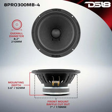 Load image into Gallery viewer, DS18 8in 150 Watts RMS 8 ohm Mid-Bass Loudspeaker - Additional View 5