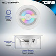 Load image into Gallery viewer, DS18 8in 2-Way 175 Watts RMS 4ohm Digital LED Lights Bullet Tweeter White - Side View
