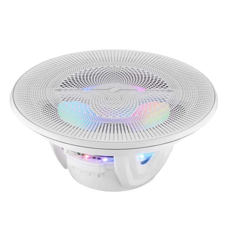 DS18 8in 2-Way 175 Watts RMS 4ohm Digital LED Lights Bullet Tweeter White - Additional View 5