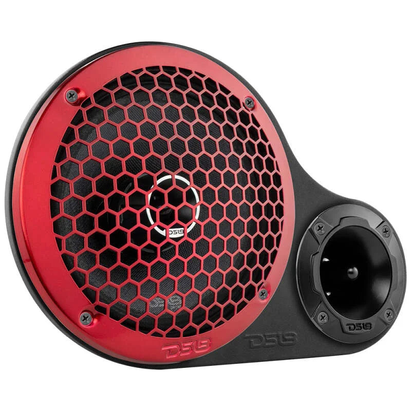 DS18 8in 2-Way Speaker Pods Fits 2x 8in Speakers 2x 3.78in Tweeters Speakers Not Included - Additional View 6
