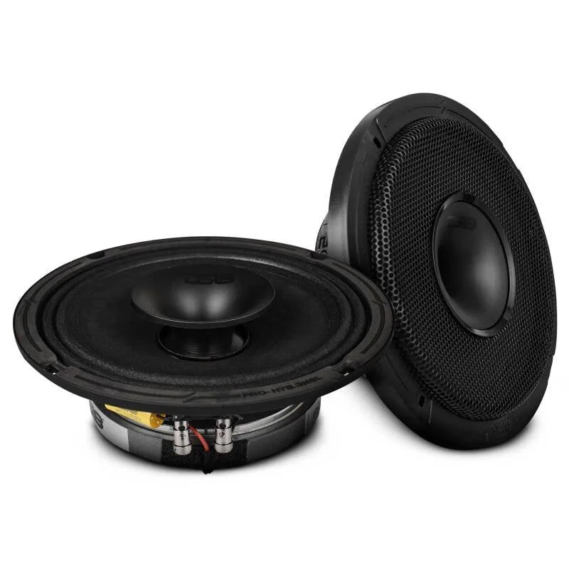 DS18 8in 200 Watts RMS 2 ohm Mid-Range Loudspeaker Shallow Grill Included - Back View