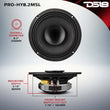 Load image into Gallery viewer, DS18 8in 200 Watts RMS 2 ohm Mid-Range Loudspeaker Shallow Grill Included - Additional View 7
