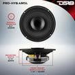 Load image into Gallery viewer, DS18 8in 200 Watts RMS 4 ohm Mid-Range Loudspeaker Shallow Grill Included - Installation View