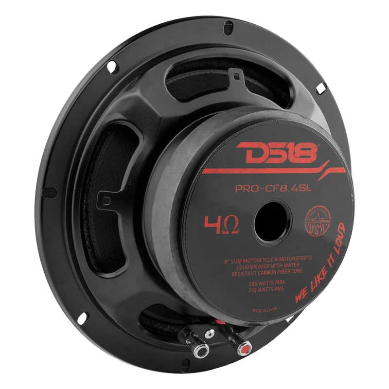 DS18 8in 275 Watts RMS 4 ohm Mid-Bass Loudspeaker Shallow - Additional View 6