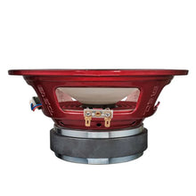 Load image into Gallery viewer, DS18 8in 275 Watts RMS 4 ohm Mid Range Loudspeaker w/ Translucent Dust Cap and Cone w/RGB LED Lights - Back View