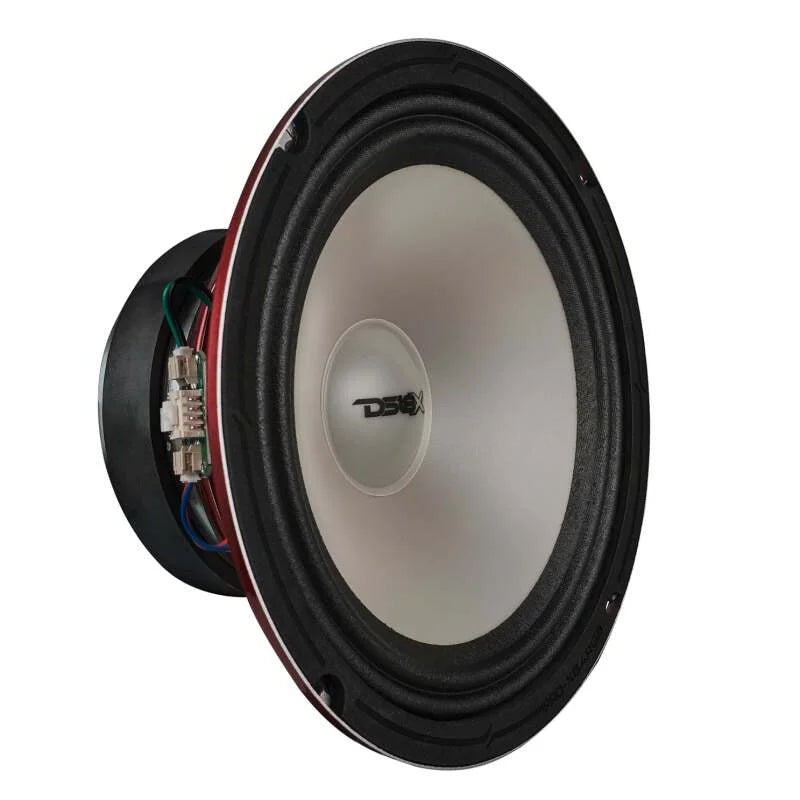 DS18 8in 275 Watts RMS 4 ohm Mid Range Loudspeaker w/ Translucent Dust Cap and Cone w/RGB LED Lights - Additional View 7