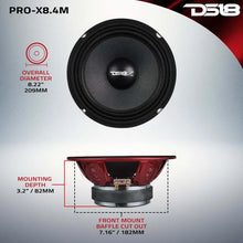 Load image into Gallery viewer, DS18 8in 275 Watts RMS 4 ohm Mid-Range Loudspeaker - Additional View 7